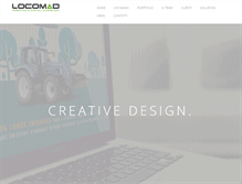 Tablet Screenshot of locomad.it